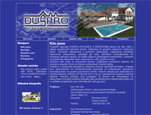 Tablet Screenshot of duspro.cz